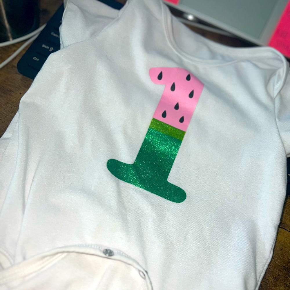 1 In A Melon First Birthday Onesie With Tutu 🍉